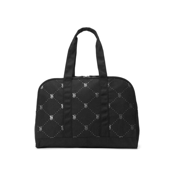 NWT: Victoria's Secret Logo Sequin Duffle Bag - Picture 1 of 9